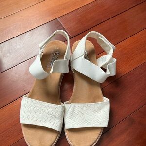 BOBS from Skechers White Women's Strap Sandals